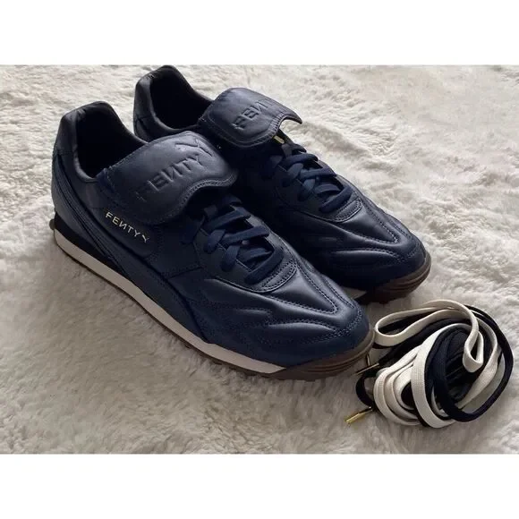 PUMA Fenty x Avanti L Club Navy Blue Shoes Sneakers 398352-01 Men’s Sz 10.5